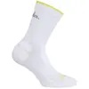 Rapha - Brevet Socks - Chaussettes vélo White / Chartreuse - L