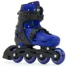 SFR Skates SFR Plasma Adjustable Inline Skates Patins Unisexe Enfant, Jeunesse, Noir/Bleu, 33-37