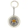 Leicester City FC Spinner Keyring One Size argenté
