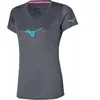 Mizuno Maillot de running Impulse core rb tee Gris Anthracite foncé Taille : L