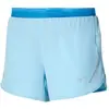 Mizuno Aero 4 Short - Short running femme Cerulean XS - Entrejambe 4"