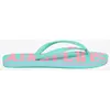 Tongs Superdry Vintage Logo bleu rose femme - L