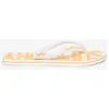 Tongs Superdry Vintage Logo blanc orange femme - S