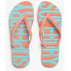 Tongs Superdry Vintage Logo orange bleu turquoise femme - S