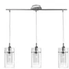 Duo 1 - Luminaire suspendu à 3 ampoules, chrome, verre, E14 - Searchlight