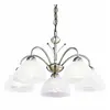Searchlight Suspension MILANESE 5 lampes coloris laiton ancien