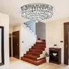 Searchlight Plafonnier Hanna chromé billes cristal verre 55 cm