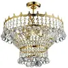 Searchlight Versailles - Lustre en cristal à 5 ampoules au fini doré, E14