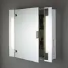 Searchlight Armoire miroir Silva moderne avec éclairage