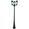Searchlight - Alex - Lampadaire extérieur à 3 ampoules noir IP44, E27