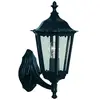 Searchlight Applique alex 45 cm, en aluminium noir et verre