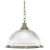 Searchlight Suspension American Diner, à 1 lampe laiton