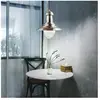 SEARCHLIGHT Suspension 1 ampoule fisherman, en argent satiné et verre