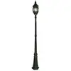 Bel Aire - Lampadaire extérieur 1 lumière noir IP44, E27 - Searchlight