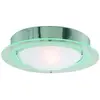 Searchlight Plafonnier salle de bains JUNA avec bordure verre