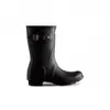 Hunter Original Short Bottes En Caoutchouc Noires Pour Femmes EU 38