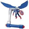 Figurine articulée de Captain America - Hasbro : Un monde heureux
