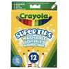 VIVID Crayola Supertips 12 Feutres à dessiner lavables