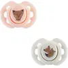 Lot de 2 sucettes closer to nature fun 0-6m - tommee tippee