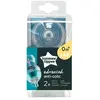 2 tétines anti-colique avancée BLANC Tommee Tippee