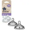 Tommee Tippee Lot De 2 Tétines Closer To Nature Débit Lent - Tommee Tippee