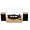 Platine vinyle JAM Bois avec paire d'enceintes