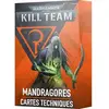 Games Workshop Warhammer 40k - Kill Team Datacards Drukhari Mandragores (Fr) (2024) #DEFAULT