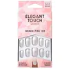 Elegant Touch Natural French Ongles 103 Rose/Chaire Effet Terni Taille M