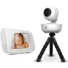 Motorola MBP 55 - Moniteur Vidéo Bébé - Panoramique, Inclinaison et Zoom, 5" couleur, Vision nocturne, Talkie walkie et Température