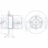 Delphi Technologies BG2752 Disques de frein - set of 2