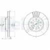 Disque de frein DELPHI BG2841 avant, ventilé, 2 pièce