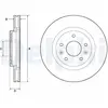 Jeu de 2 disques de frein DELPHI BG4770C - Réf. APBG4770C