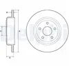 DELPHI Disques de frein pour JEEP: Grand Cherokee (Ref: BG4772C)