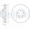 DELPHI Disques de frein pour FORD: Transit/Tourneo (Ref: BG9176C)