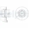 Jeu de 2 disques de frein DELPHI BG2911 - Réf. BG2911