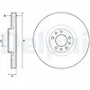 Disque de frein DELPHI BG9151C avant, ventilé, 1 pièce