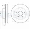 Disque de frein DELPHI BG4707C arrière, plein, 2 pièce