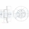 Delphi Technologies BG2845 Disques de frein - set of 2