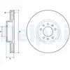 Jeu de 2 disques de frein DELPHI BG4805C - Réf. APBG4805C