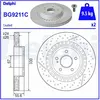DELPHI Disques de frein pour MERCEDES-BENZ: Classe C (Ref: BG9211C)