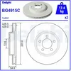 DELPHI Disques de frein pour CHRYSLER: 300C (Ref: BG4915C)