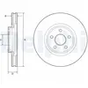 DELPHI Disques de frein pour FORD: Galaxy, S-Max, Edge (Ref: BG9203C)