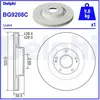 Disque de frein DELPHI BG9208C avant, ventilé, 1 pièce