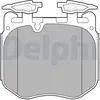 Delphi LP3304 - Kit de plaquettes de frein, frein à disque