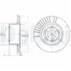 DELPHI Disques de frein pour LAND ROVER: Discovery (Ref: BG3737C)