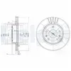 DELPHI Disques de frein pour LAND ROVER: Freelander (Ref: BG3702C)