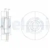 Disque de frein DELPHI BG3661C avant, ventilé, 2 pièce