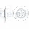 Delphi Technologies BG4081C Disques de frein - set of 2