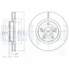 Delphi Technologies BG4114C Disques de frein - set of 2