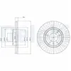 Delphi Technologies BG3835C Disques de frein - set of 2